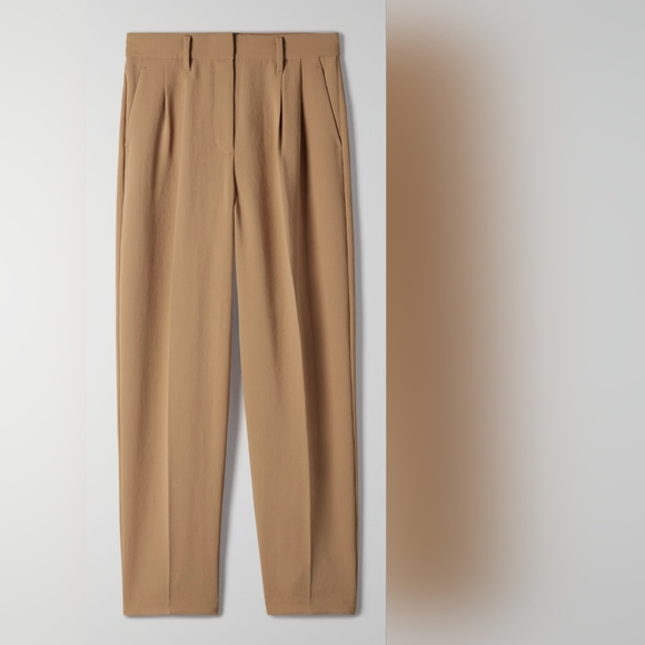 Aritzia Babaton Carrot Pant in Rich Chestnut size 0 tall - Picture 3 of 7